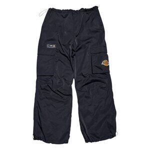 LOS ANGELES LAKERS NBA Activewear Cargo Track Ankle Workout Pants Womens Small
